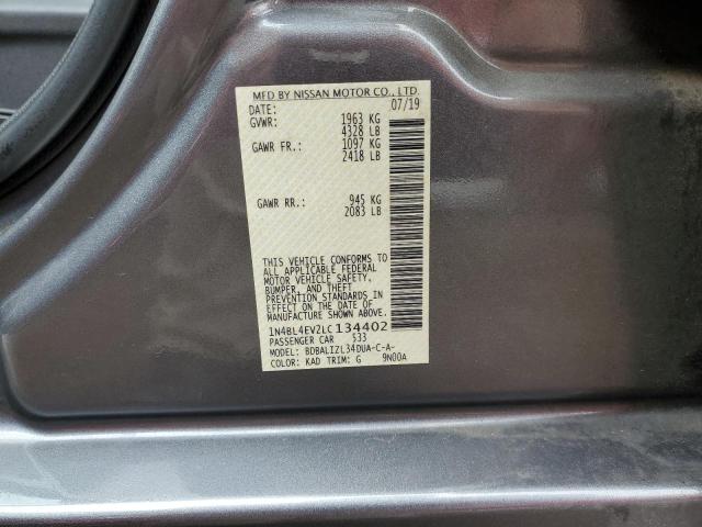 2020 NISSAN ALTIMA SL - 1N4BL4EV2LC134402