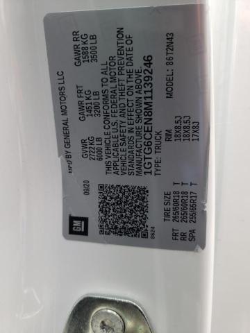 2021 GMC CANYON ELE 1GTG6CEN8M1139246