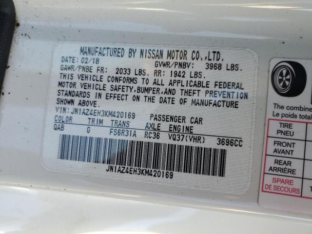2019 NISSAN 370Z BASE - JN1AZ4EH3KM420169