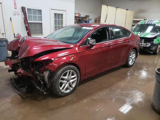 Salvage cars for sale from Copart Davison, MI: 2016 Ford Fusion SE
