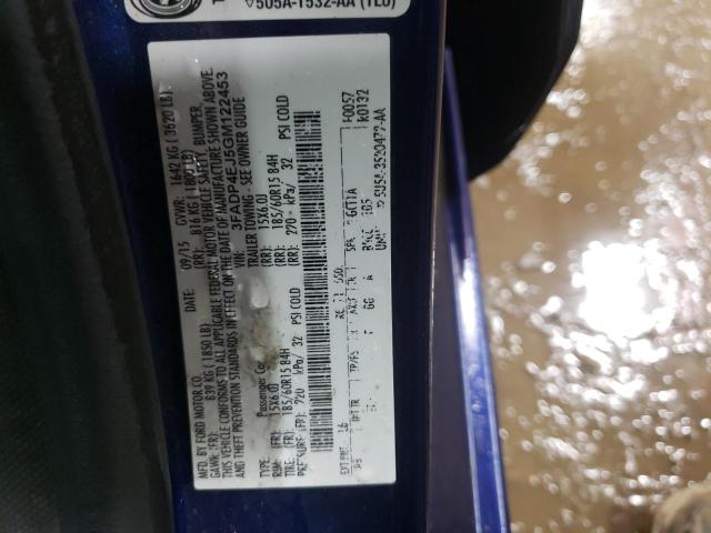 2016 FORD FIESTA SE - 3FADP4EJ5GM122453
