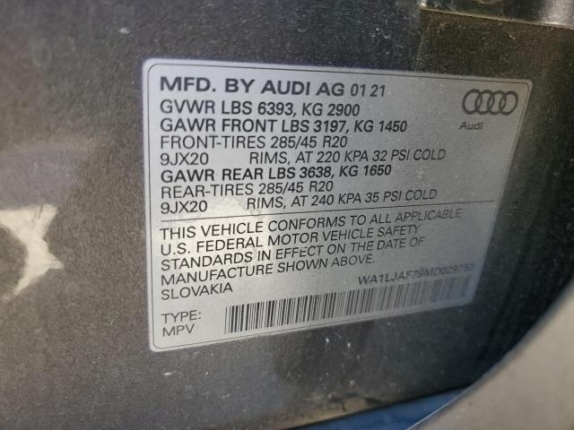 WA1LJAF79MD029753 Audi Q7 PREMIUM 13