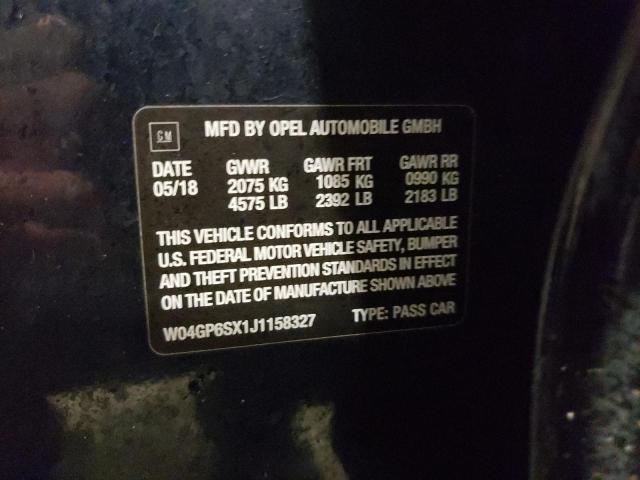 2018 BUICK REGAL ESSE - W04GP6SX1J1158327