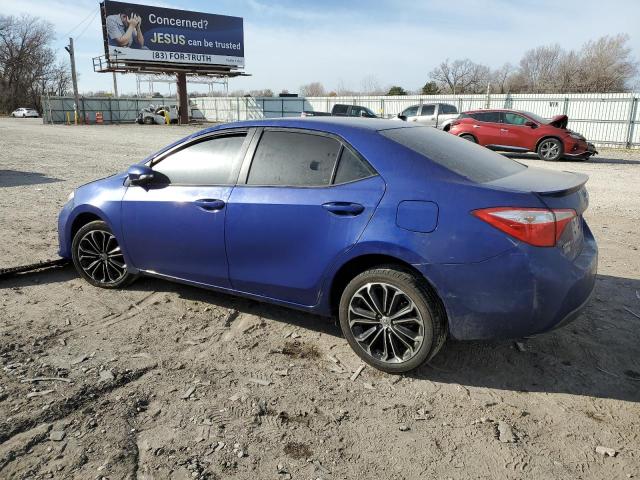  TOYOTA COROLLA 2016 Синий