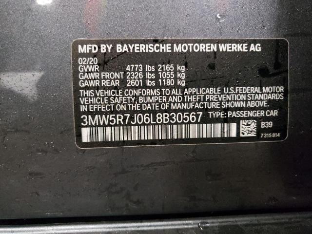 3MW5R7J06L8B30567 BMW 330XI