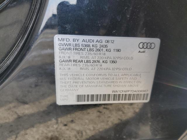 VIN WA1CFAFP7DA008967 2013 Audi Q5, Premium no.13