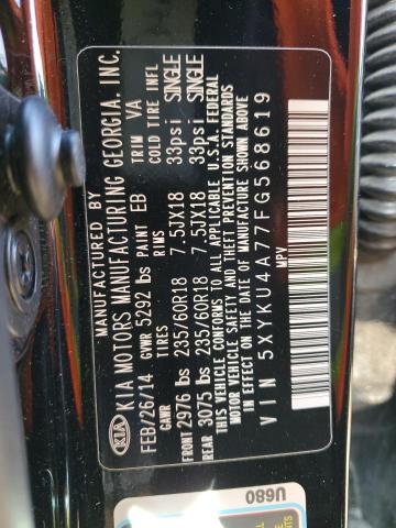 5XYKU4A77FG568619 KIA SORENTO EX