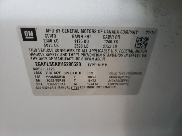 2GKFLSEK8H6286520 GMC Terrain Sle