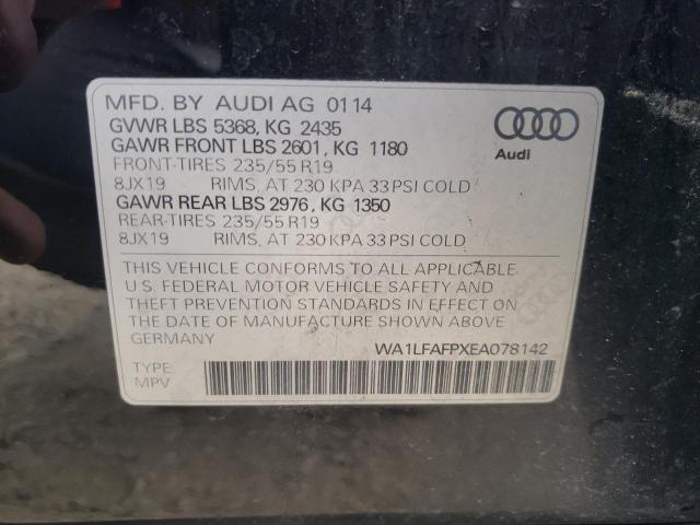 VIN WA1LFAFPXEA078142 2014 Audi Q5, Premium Plus no.12