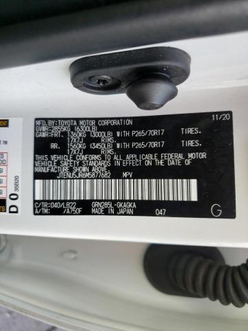 2021 TOYOTA 4RUNNER SR JTENU5JR6M5877682