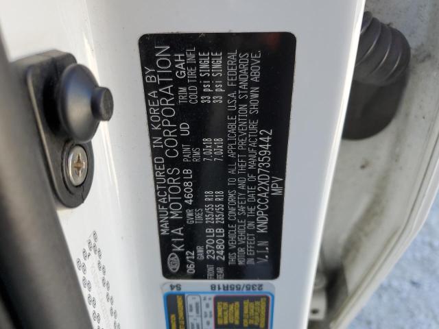 KNDPCCA2XD7359442 KIA Sportage Ex