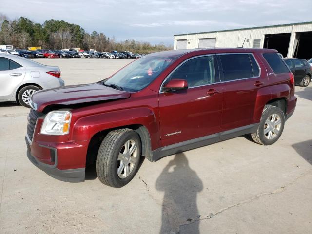 Salvage cars for sale from Copart Gaston, SC: 2016 GMC Terrain SLE
