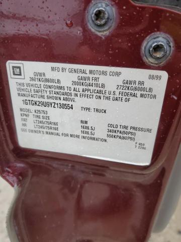 1GTGK29U9YZ130554 GMC New Sierra K2500