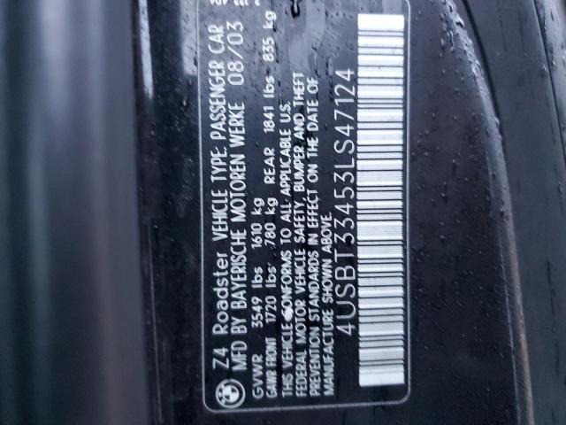 4USBT33453LS47124 BMW Z4 2.5