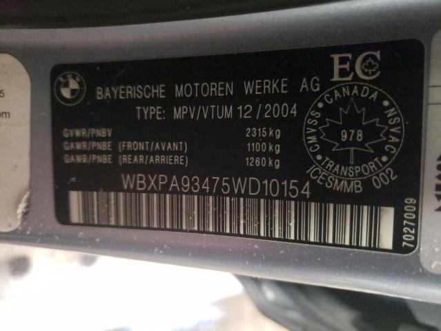 WBXPA93475WD10154 BMW X3 3.0I