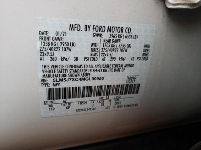 5LM5J7XC4MGL09956 Lincoln Aviator Reserve