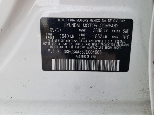 2018 HYUNDAI ACCENT LIM - 3KPC34A33JE004668