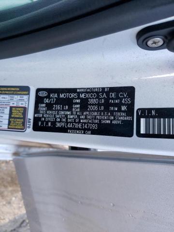 2017 KIA FORTE LX - 3KPFL4A7XHE147093