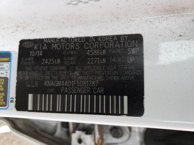KNAGM4AD1F5081787 KIA OPTIMA HYBRID