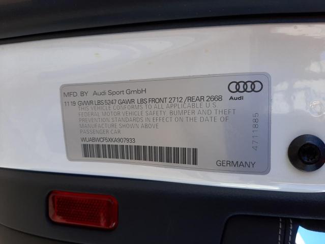 2019 AUDI RS5 WUABWCF5XKA907933
