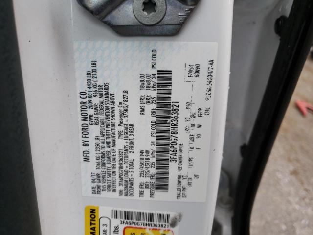 2017 FORD FUSION S - 3FA6P0G78HR363821
