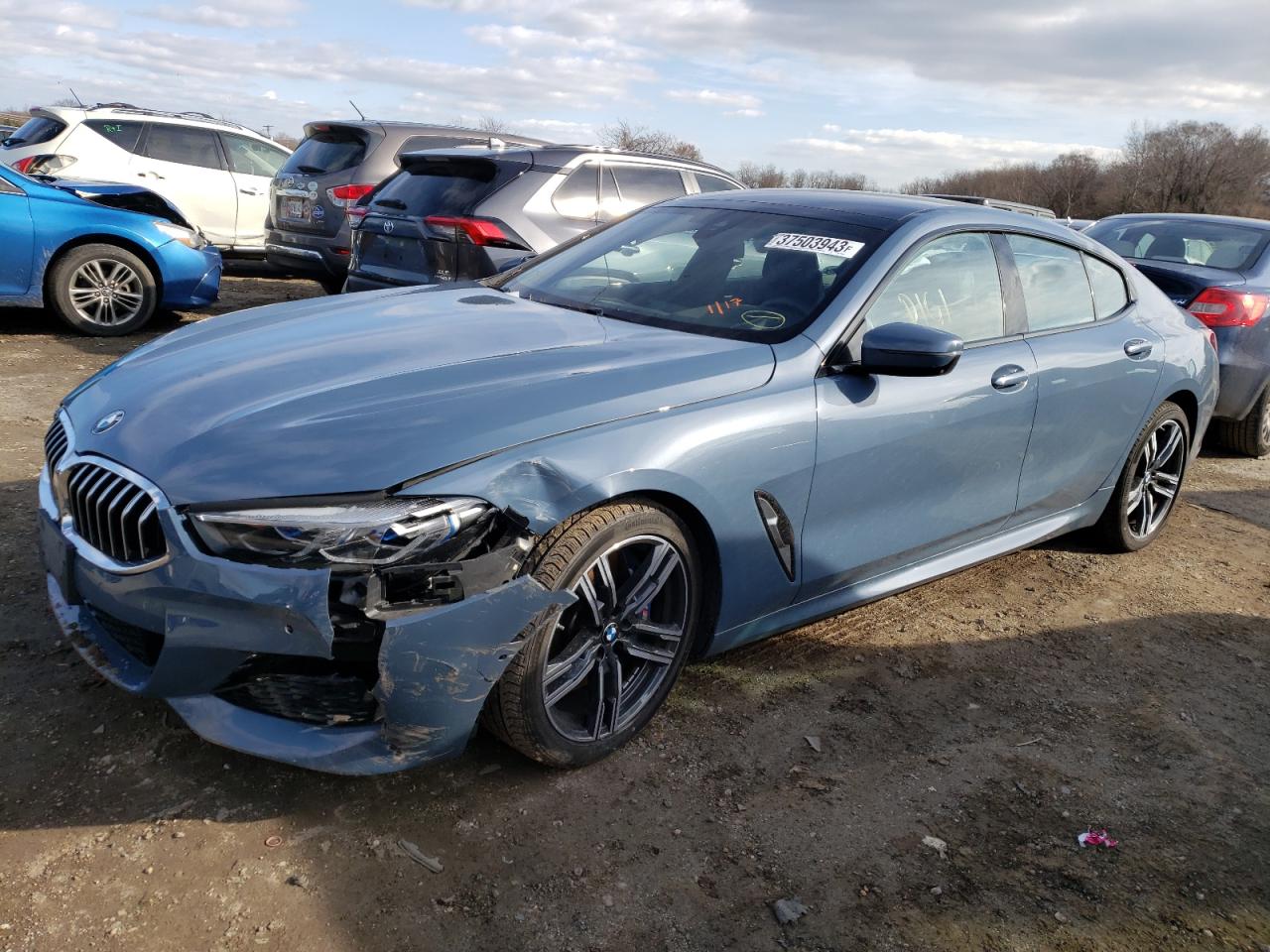 BMW 235 Gran Coupe светло голубая