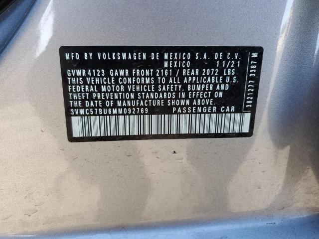 2021 VOLKSWAGEN JETTA S 3VWC57BU6MM092769