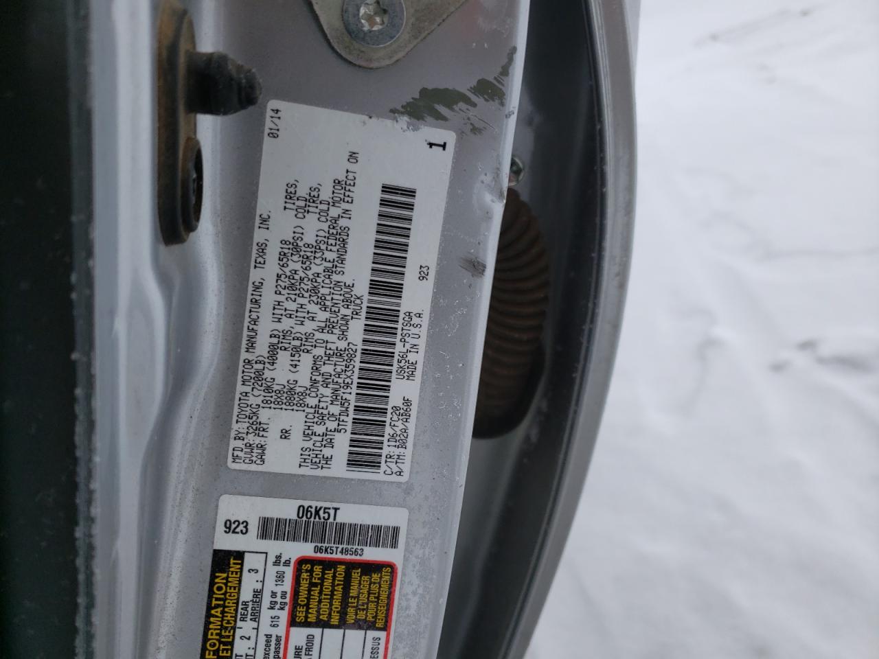 2014 TOYOTA TUNDRA CREWMAX SR5 - 5TFDW5F19EX359827