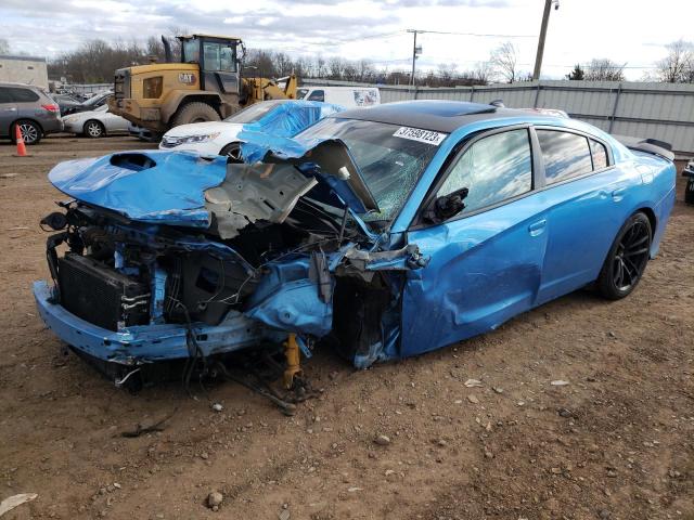 Lot #1986633140 2018 DODGE CHARGER R/ salvage car