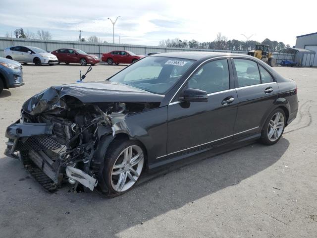 Salvage cars for sale from Copart Dunn, NC: 2013 Mercedes-Benz C 250