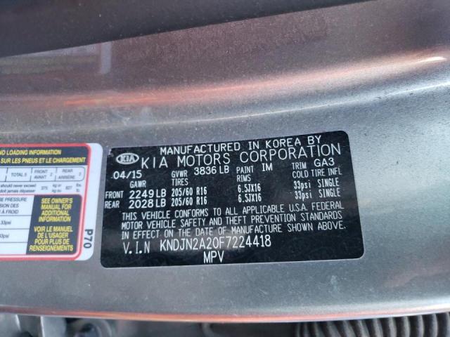 KNDJN2A20F7224418 KIA Soul