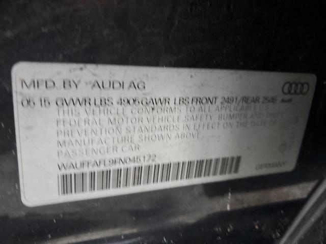 2015 AUDI A4 PREMIUM - WAUFFAFL9FN045172