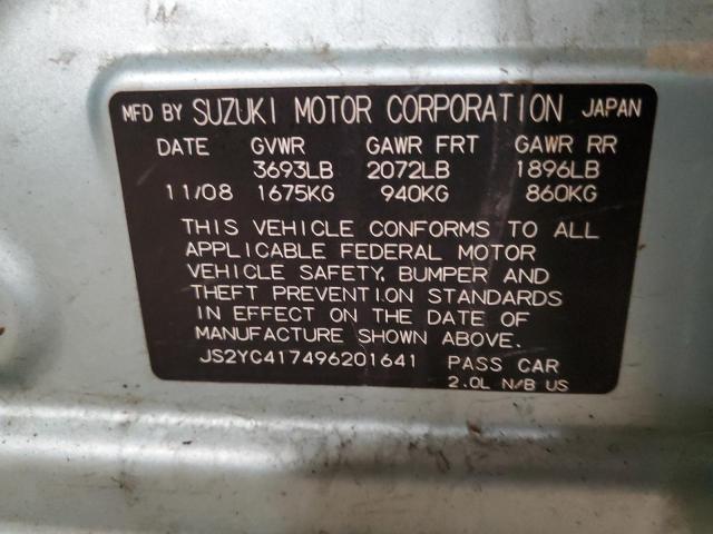 JS2YC417496201641 Suzuki SX4