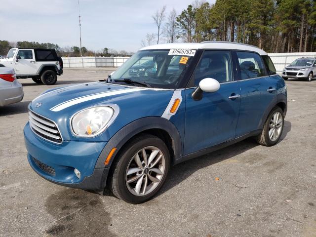Salvage cars for sale from Copart Dunn, NC: 2012 Mini Cooper COU