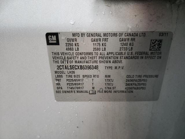 2CTALSECXB6396348 GMC Terrain Sle