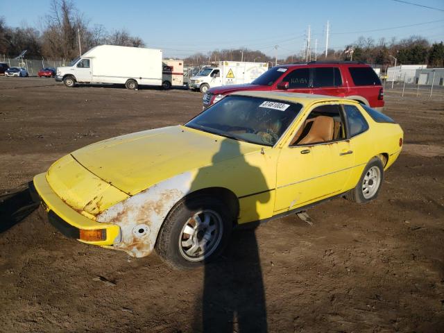 Porsche 924 salvage cars for sale: 1977 Porsche 924