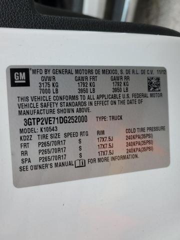 3GTP2VE71DG252000 GMC Sierra K1500 Sle