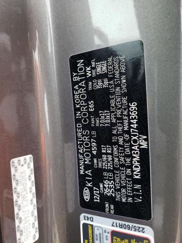 2018 KIA SPORTAGE L - KNDPM3ACXJ7443696