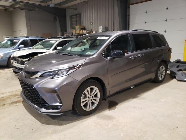 Salvage cars for sale from Copart West Mifflin, PA: 2022 Toyota Sienna XSE