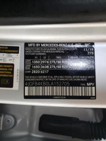 2020 MERCEDES-BENZ GLE 350 4M - 4JGFB4KB0LA152705