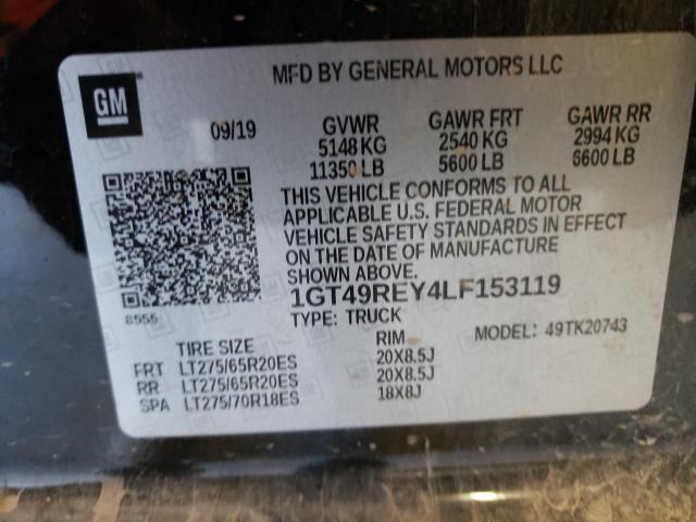 1GT49REY4LF153119 GMC Sierra K2500 Denali