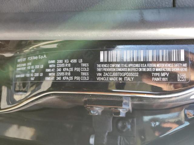 ZACCJBBT0GPD05032 Jeep Renegade Latitude