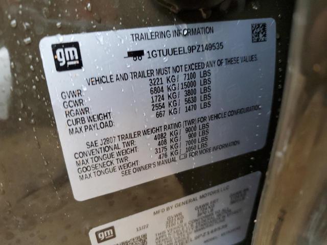 1GTUUEEL9PZ149535 GMC Sierra K1500 At4