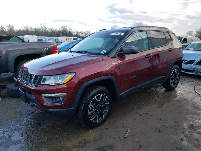 Jeep Compass salvage cars for sale: 2020 Jeep Compass Trailhawk