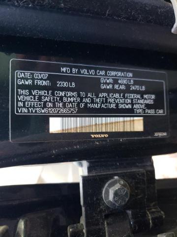 YV1SW612072665757 Volvo V70