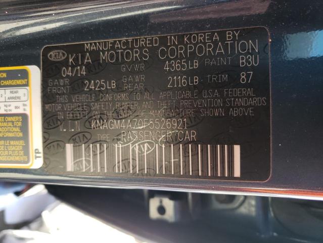 KNAGM4A70F5526921 KIA Optima Lx