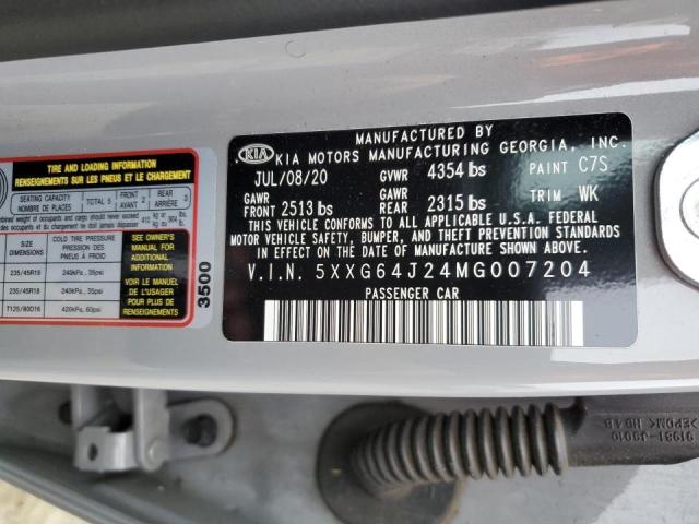 2021 KIA K5 GT LINE - 5XXG64J24MG007204