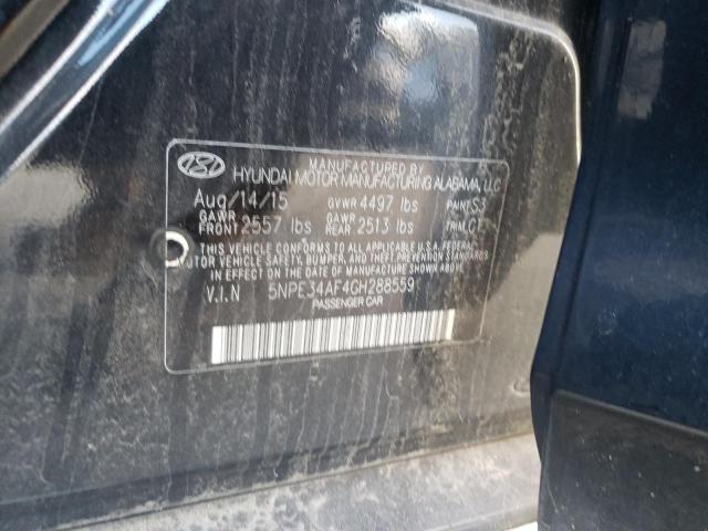 2016 HYUNDAI SONATA SPO - 5NPE34AF4GH288559