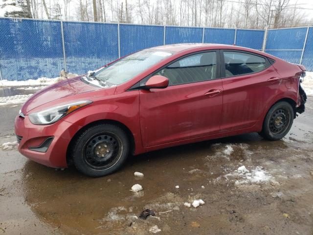 Salvage cars for sale from Copart Atlantic Canada Auction, NB: 2015 Hyundai Elantra SE