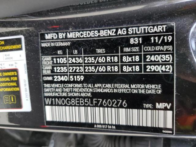 2020 MERCEDES-BENZ GLC 300 4M - W1N0G8EB5LF760276